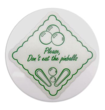 Don't Eat the Pinballs Drink Coaster